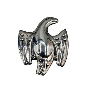 Sterling Silver Northwest Tribal Eagle Brooch Stamped Hallmark